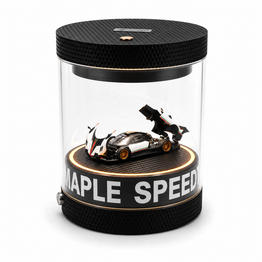 How to Showcase Racing Figurines Like a Pro: The 360° Rotating LED Display Case Guide