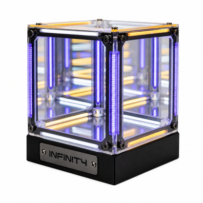 LED Infinity Cube – Abyss Mirror Light for Figure Display