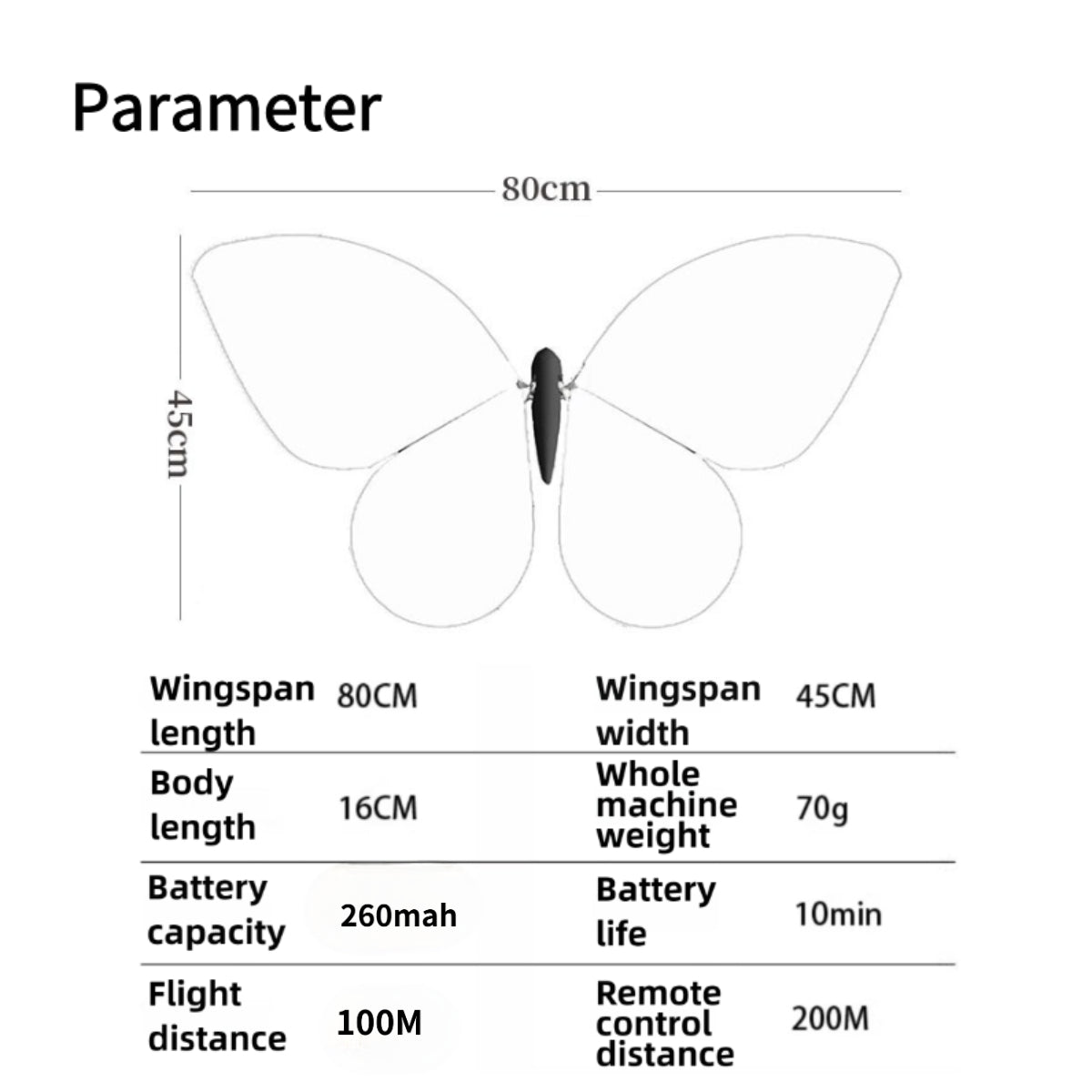 Bionic Butterfly Remote Control Aircraft