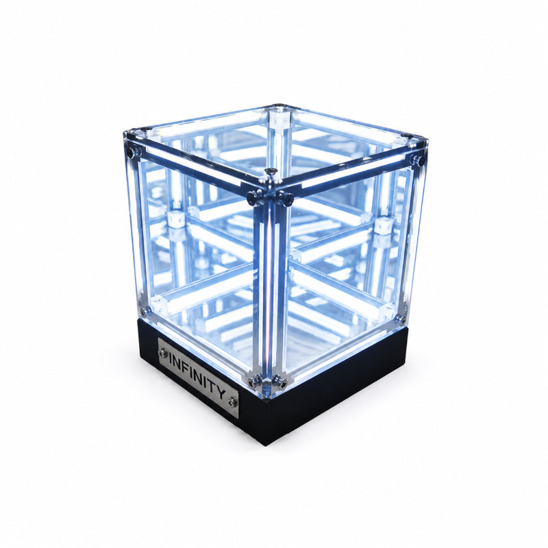 LED Infinity Cube – Abyss Mirror Light for Figure Display