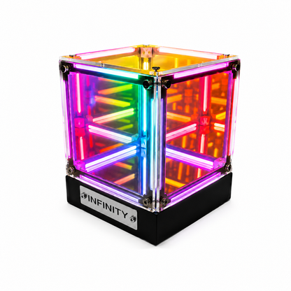 LED Infinity Cube – Abyss Mirror Light for Figure Display