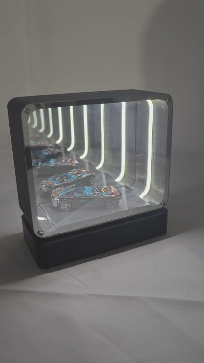 Infinity Mirror Display Case for Collectibles